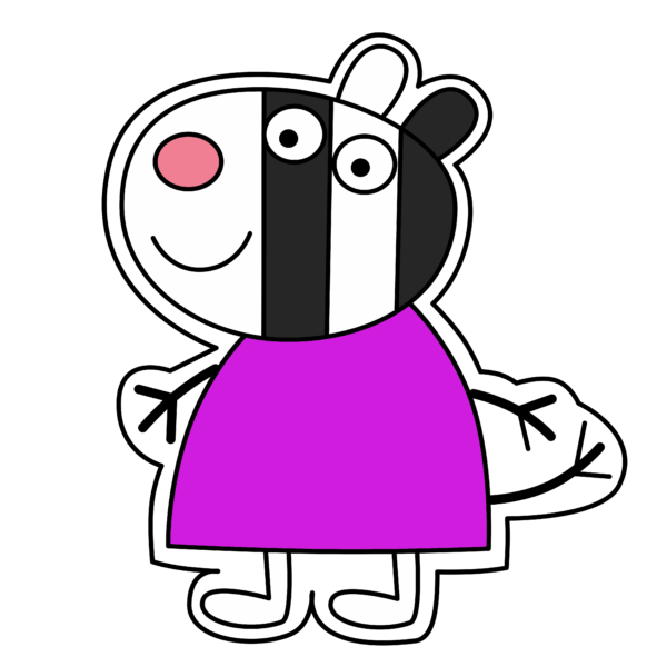 Cortador y Marcador - Zoe Zebra 7cm