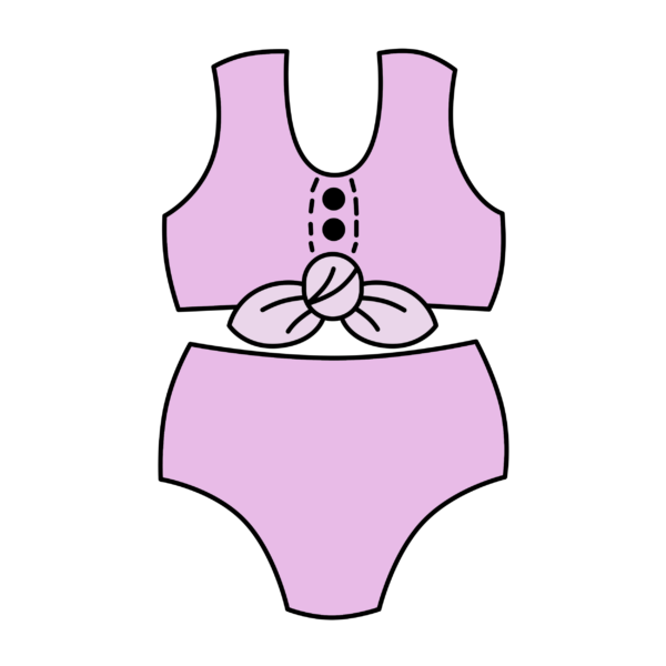 Kit 2 Cortadores - Traje de Baño 2 Piezas