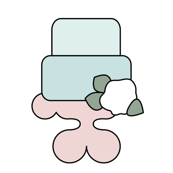 Cortador - Pastel con Flor