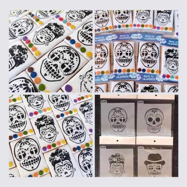 KIT 4 STENCILS CALAVERAS
