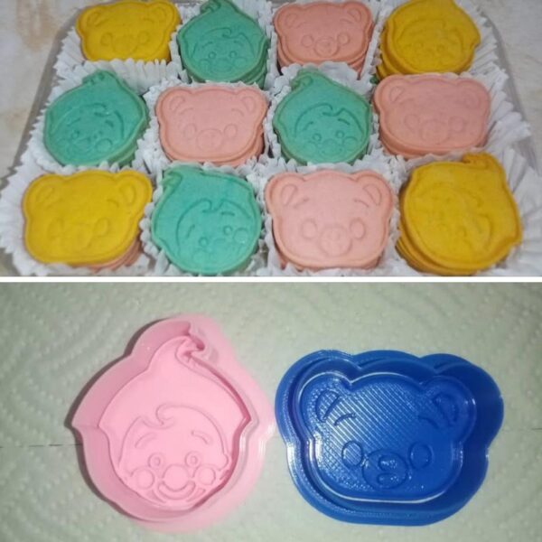 2 CORTADORES CON SELLO MARCADOR PLIM PLIM