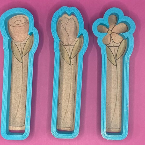 3 CORTADORES FLORES 15 CM