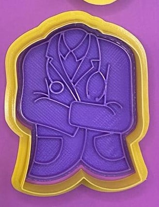 CORTADOR BATA DOCTOR CON SELLO MARCADOR 9 CM