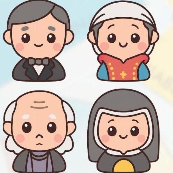 KIT 4 CORTADORES DE GALLETAS HEROES PATRIOS BENITO JUAREZ, MORELOS, MIGUEL HIDALGO Y SOR JUANA