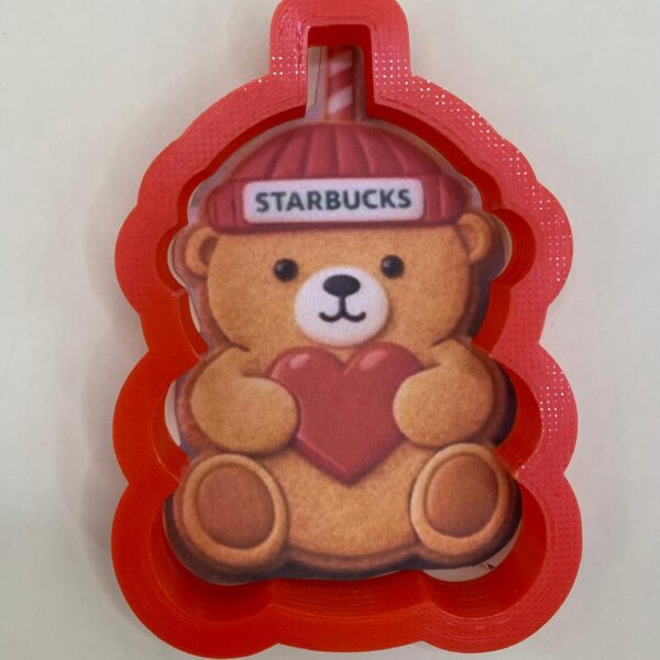 CORTADOR DE GALLETAS OSO STARBUCKS 10 CM