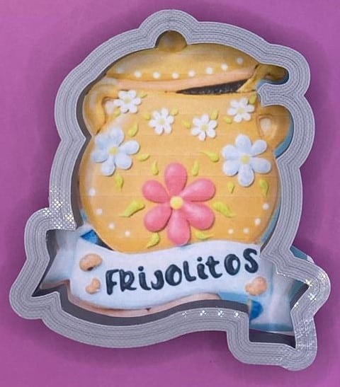 CORTADOR DE GALLETAS JARRA DE FRIJOLITOS 10 CM