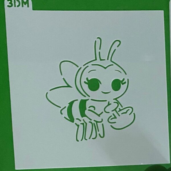 STENCIL ABEJITA CHIQUITA PLIM PLIM FIGURA EN 8 CM