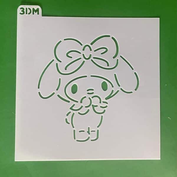 STENCIL MY MELODY FIGURA EN 9 CM