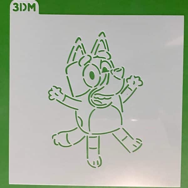 STENCIL BLUEY FIGURA EN 9 CM