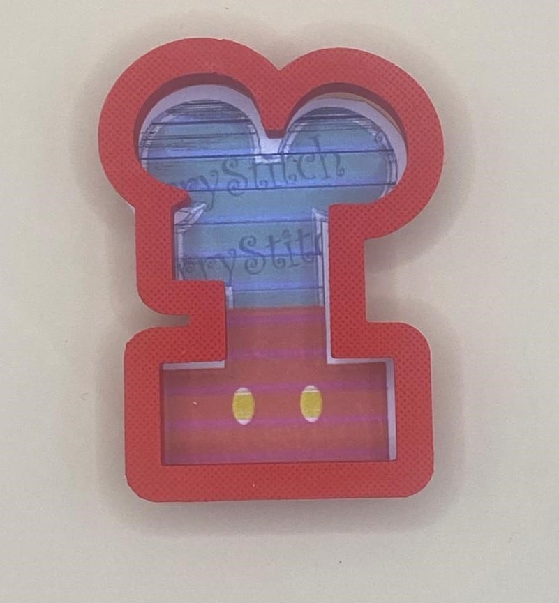 CORTADOR DE GALLETAS NUMERO 1 CON OREJAS DE MICKEY MOUSE 9 CM