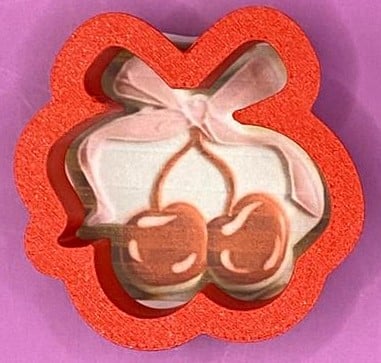 CORTADOR DE GALLETAS CEREZAS 10 CM
