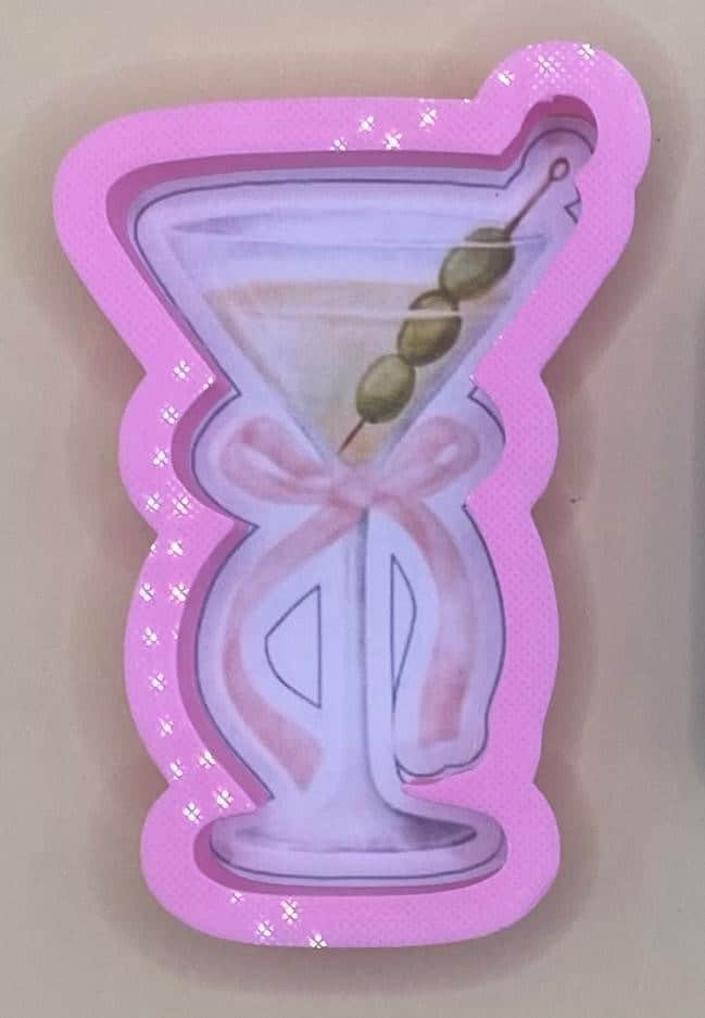 CORTADOR COPA MARTINI CON ACEITUNA 10 CM