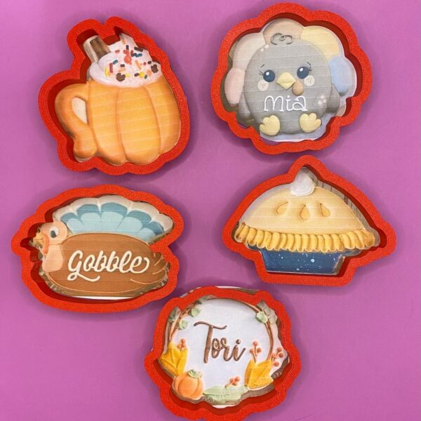 5 CORTADORES THANSGIVING 8 CM