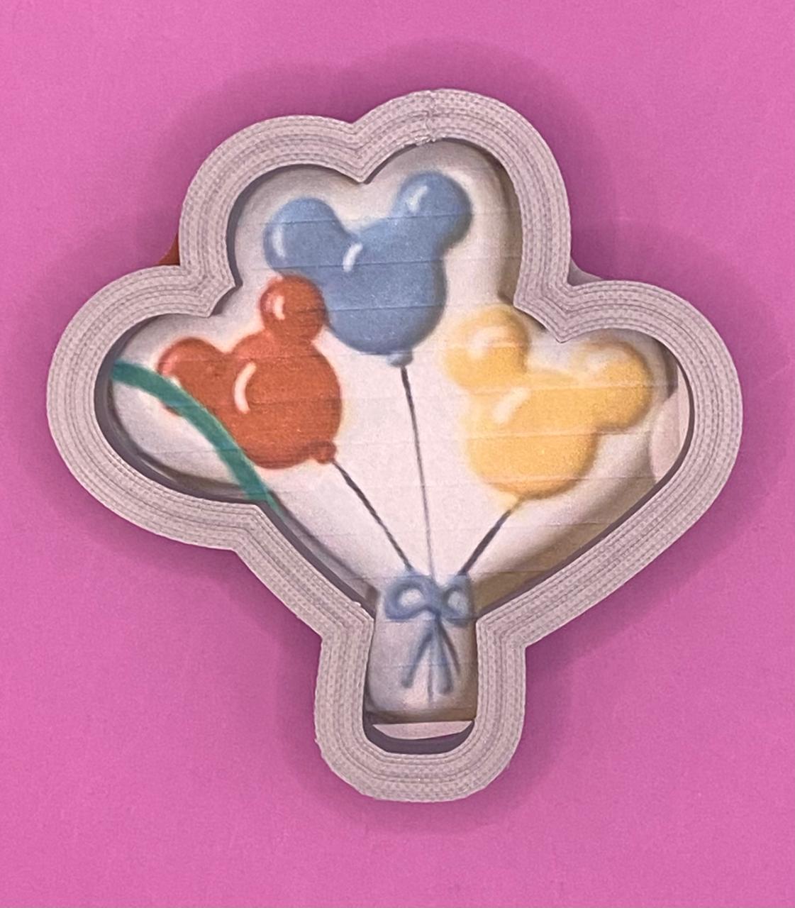 CORTADOR DE GALLETAS GLOBOS MICKEY MOUSE 10 CM