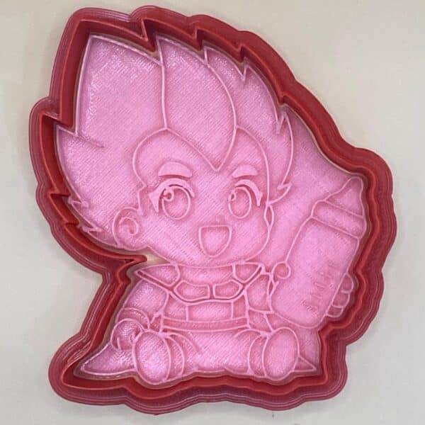 CORTADOR DE GALLETAS NARUTO BEBE CON SELLO MARCADOR 10 CM