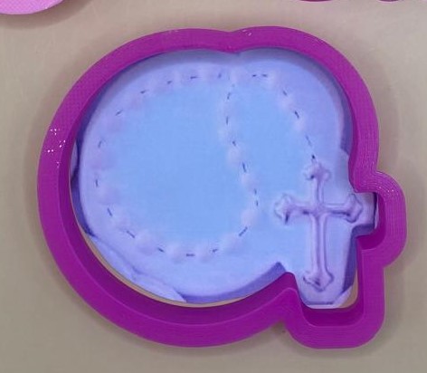 CORTADOR DE GALLETAS ROSARIO 8 CM